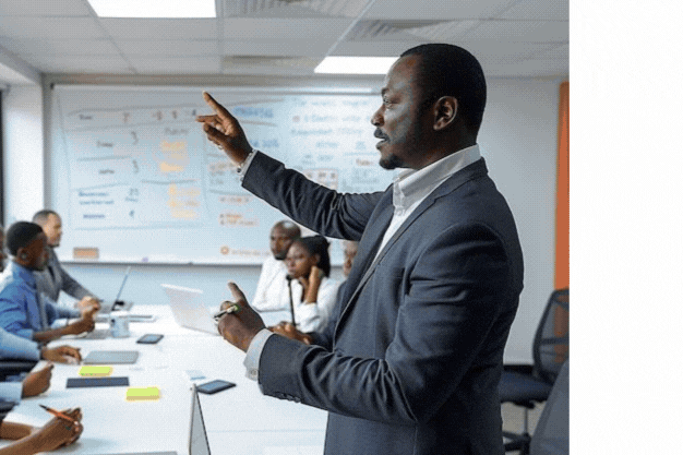 Personnes travaillant sur des projets